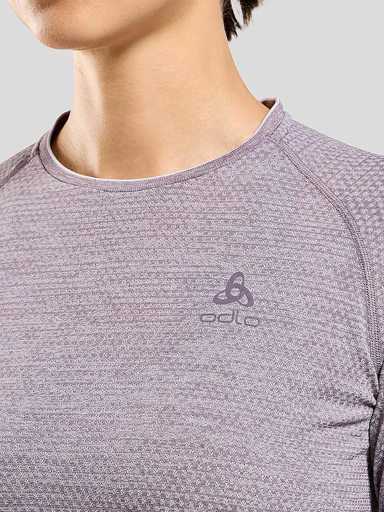 ODLO | Damen Laufshirt Essentials Seamless | Lilla