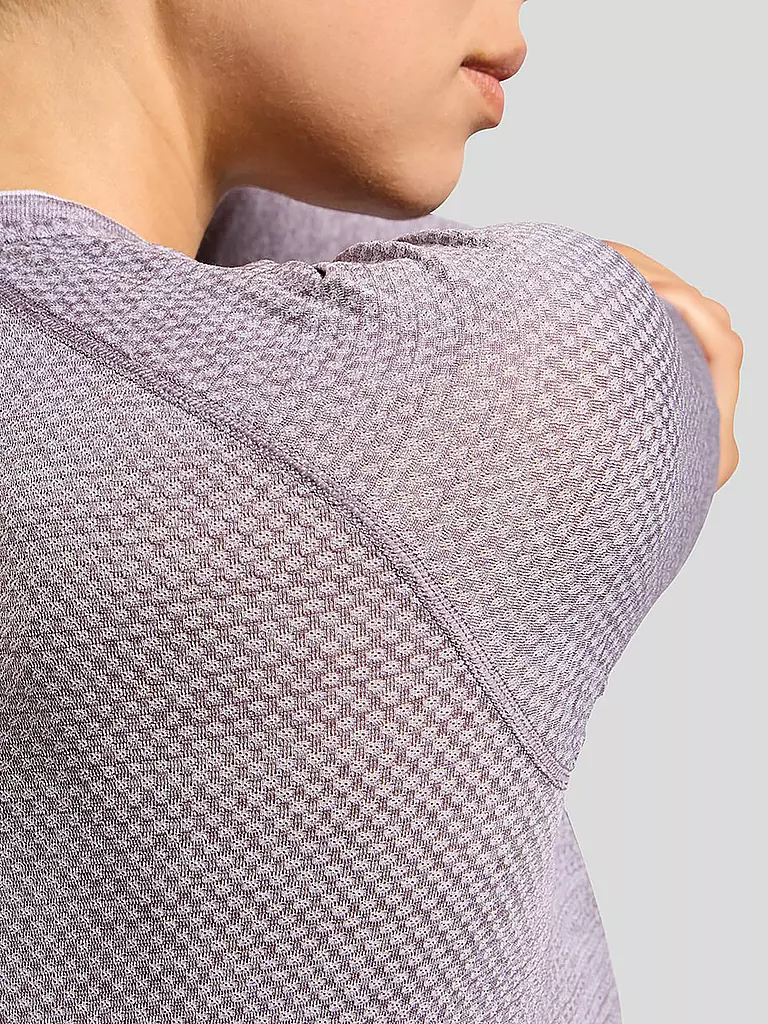 ODLO | Damen Laufshirt Essentials Seamless | Lilla