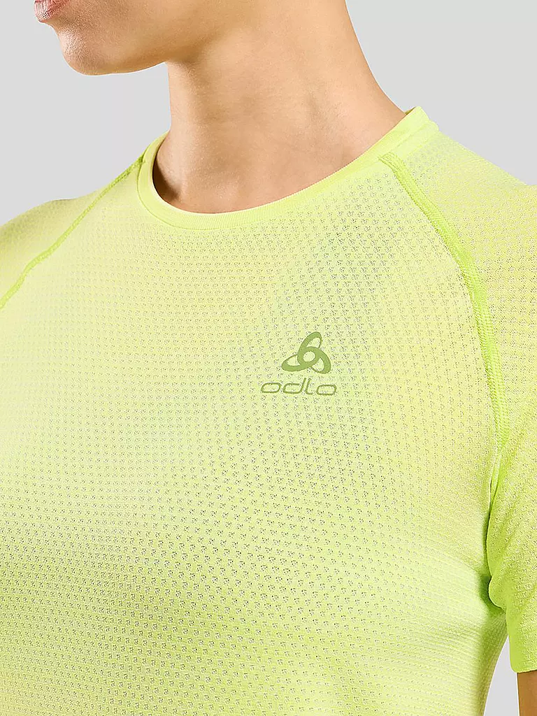 ODLO | Damen Laufshirt Essentials Seamless | Giallo