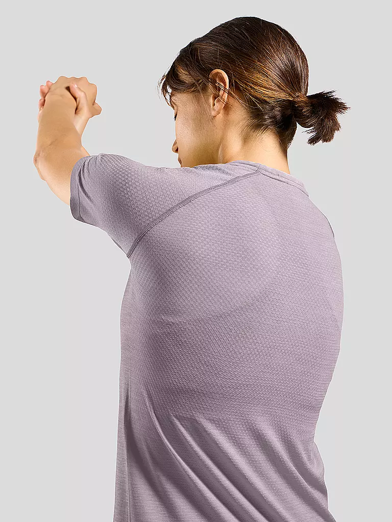 ODLO | Damen Laufshirt Essentials Seamless | Lilla