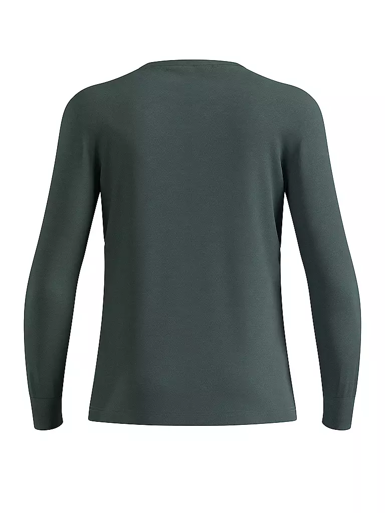 ODLO | Damen Shirt Merino 200 | Verde scuro