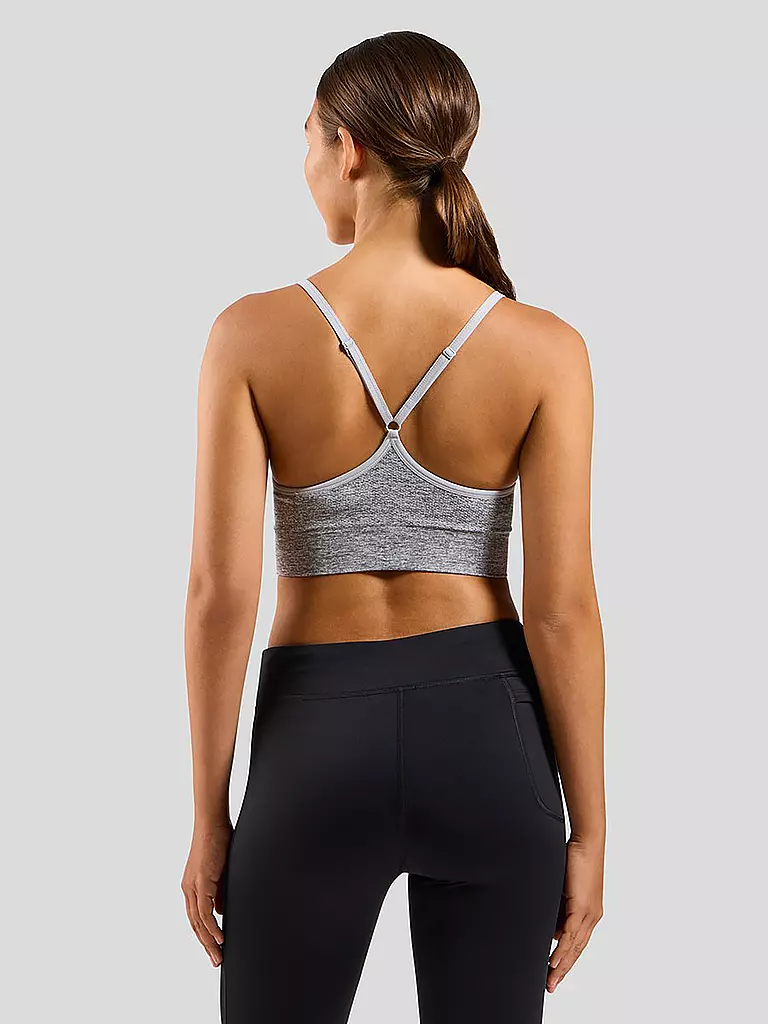 ODLO | Damen Sport-BH Padded Seamless Soft 2.0 Low Support | Grigio