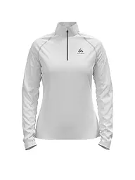 ODLO | Damen Unterzieh Zipshirt Besso Mid Layer | Bianco