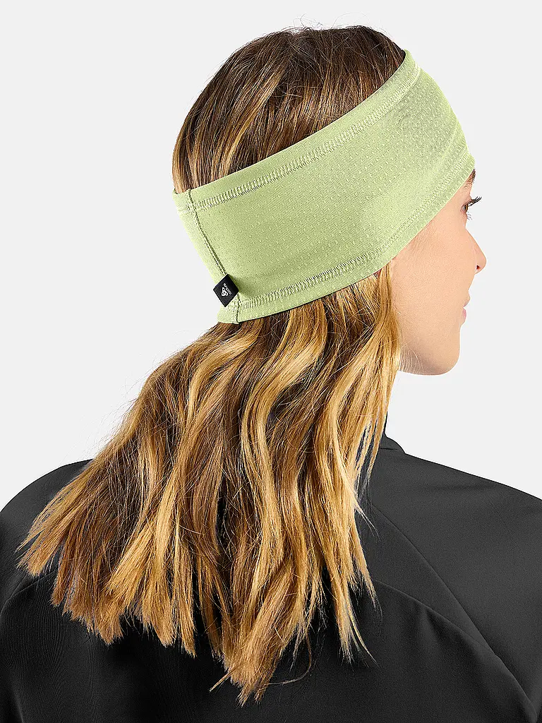 ODLO | Fascia per capelli da corsa Polyknit Warm Reflective | Giallo