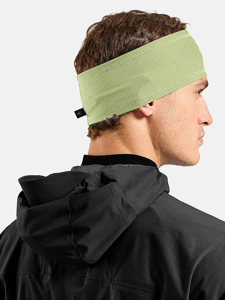 ODLO | Fascia per capelli da corsa Polyknit Warm Reflective | Giallo