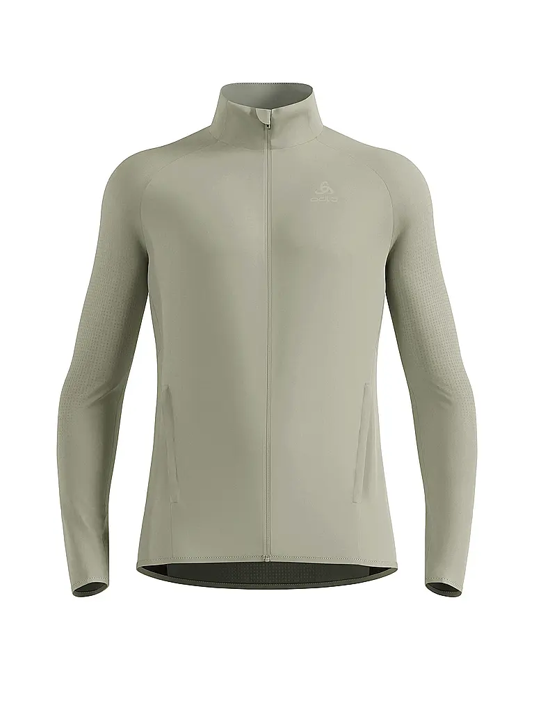 ODLO | Giacca da running da uomo Zeroweight Warm Hybrid | Oliva