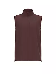 ODLO | Giacca da running softshell Zeroweight Warm da uomo | Rosso scuro