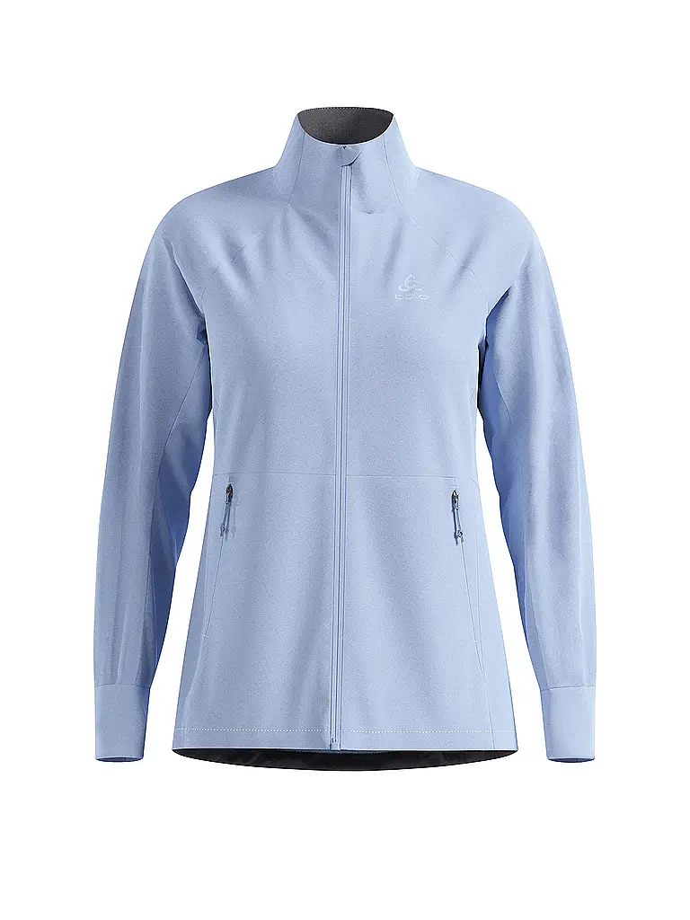 ODLO | Giacca da sci di fondo da donna Essential Warm | Blu chiaro