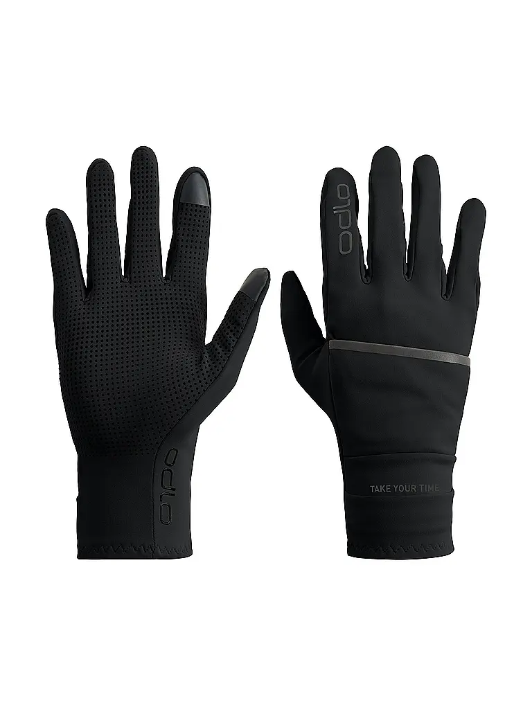 ODLO | Guanti da corsa Multisport Windproof Light | Nero