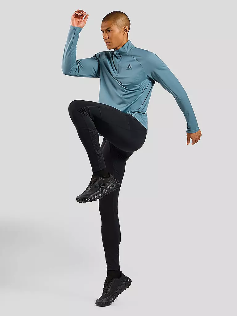 ODLO | Herren Laufshirt Essentials Ceramiwarm | Blu