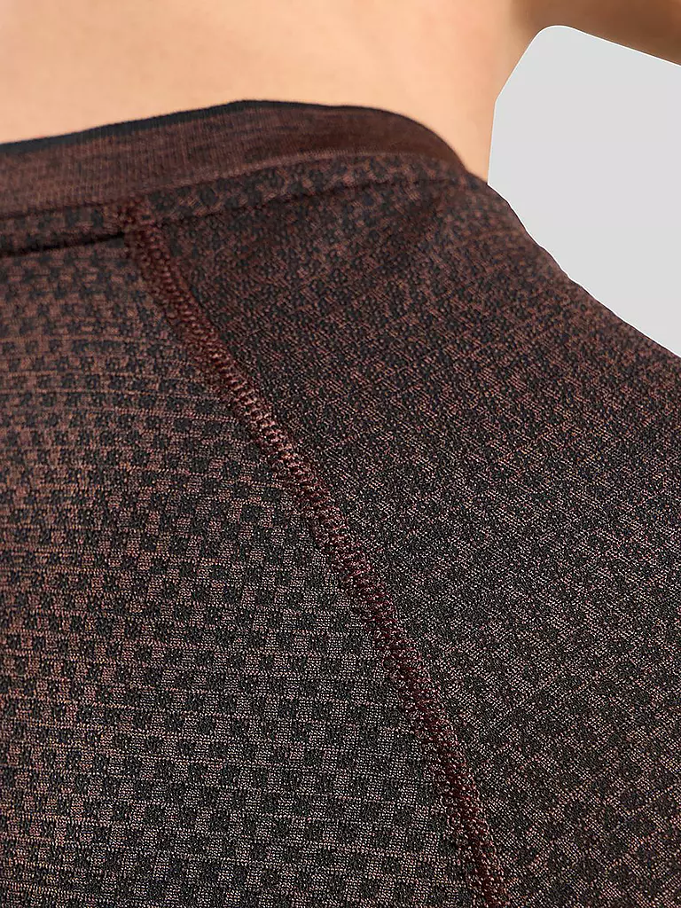 ODLO | Herren Laufshirt Essentials Seamless | Rosso scuro