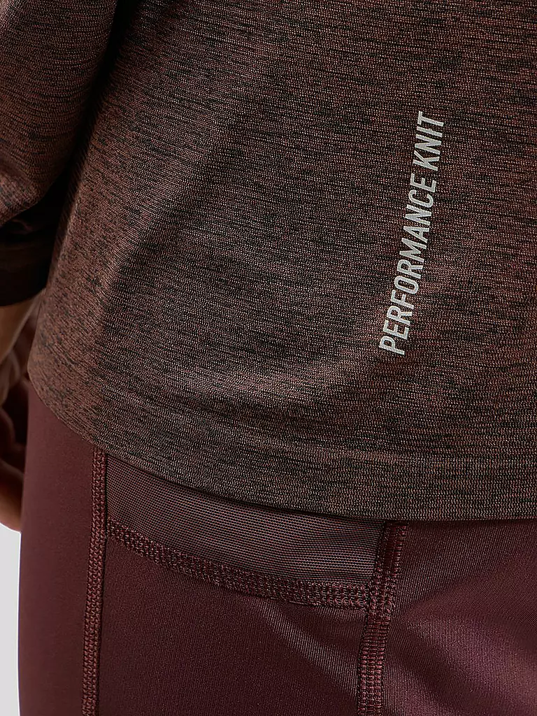 ODLO | Herren Laufshirt Essentials Seamless | Rosso scuro