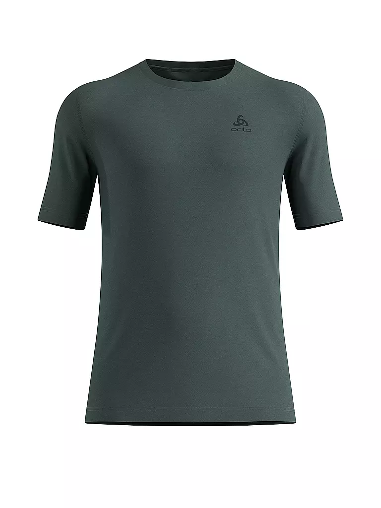 ODLO | Herren Shirt Merino 200 | Verde scuro