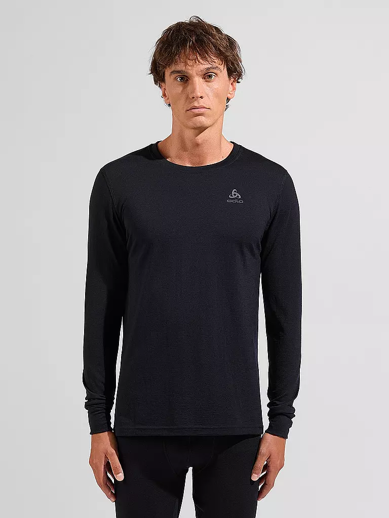 ODLO | Herren Shirt Merino 200 | Nero