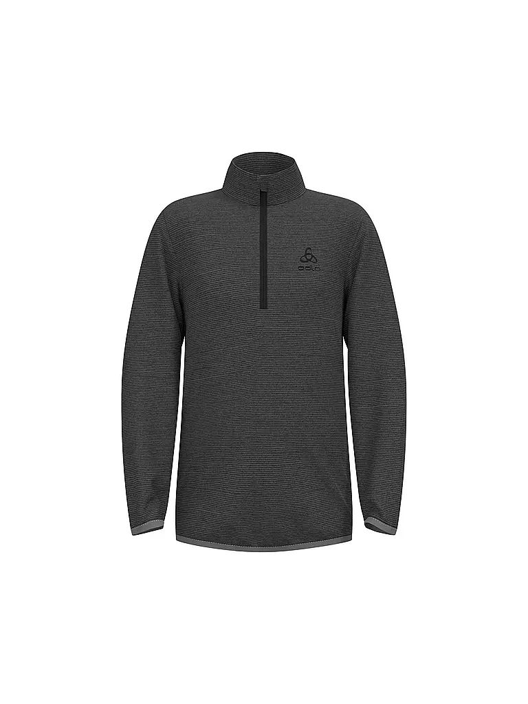 ODLO | Kinder Unterzieh Zipshirt Roy Kids Stripe | Grigio