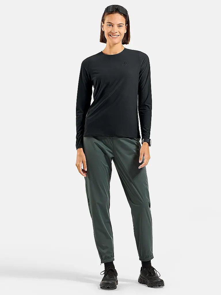 ODLO | Lauftight da donna Zeroweight Warm 2.0 | Verde scuro