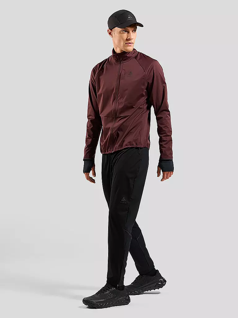 ODLO | Lauftight da uomo Warm Zeroweight | Nero