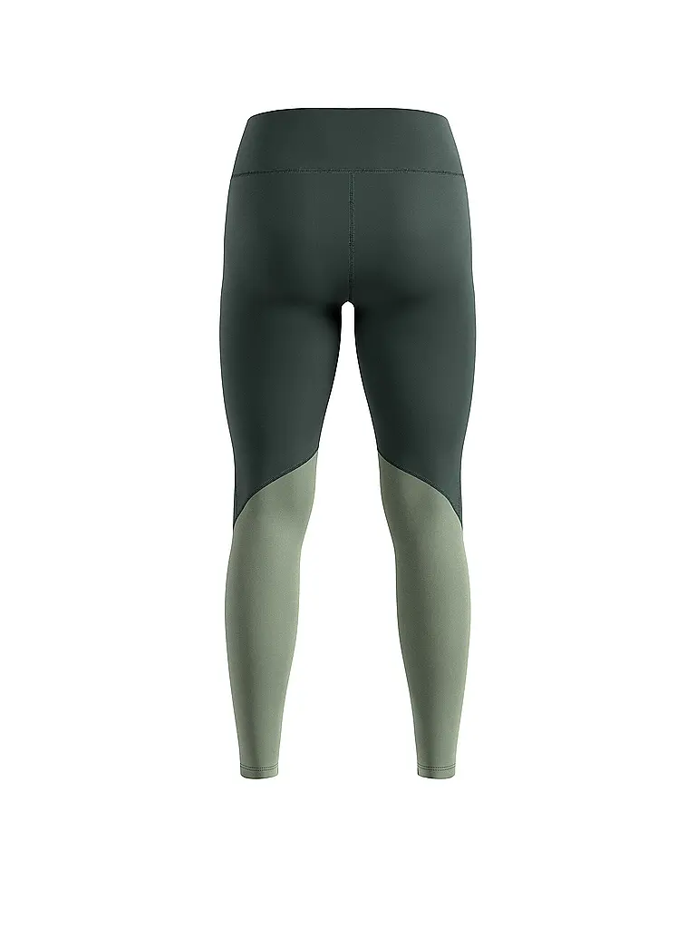 ODLO | Lauftight termici Essential da donna | Verde scuro