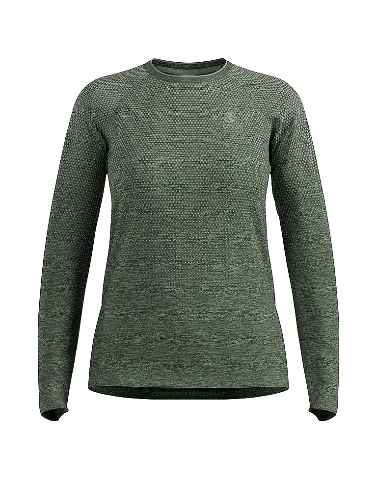 ODLO | Maglia da running da donna Essentials Seamless | Oliva