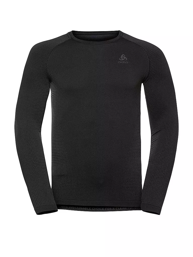 ODLO | Maglia funzionale da uomo WARM ECO Baselayer | Nero