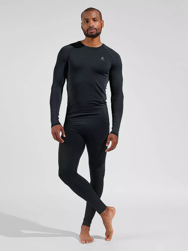 ODLO | Maglia funzionale da uomo WARM ECO Baselayer | Nero