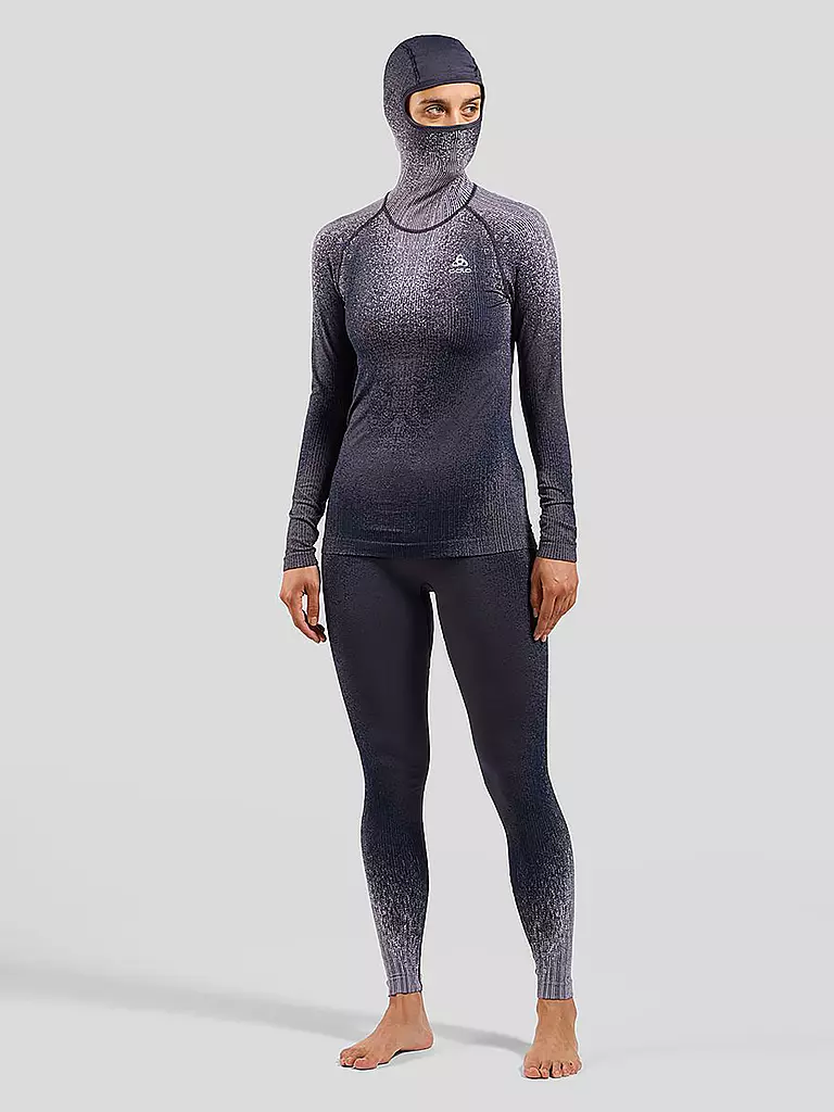 ODLO | Maglia intima da donna con protezione per il viso | Grigio