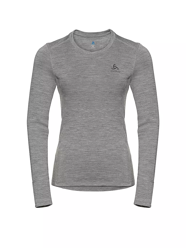 ODLO | Maglia intima da donna Natural 100% Merino Warm | Grigio