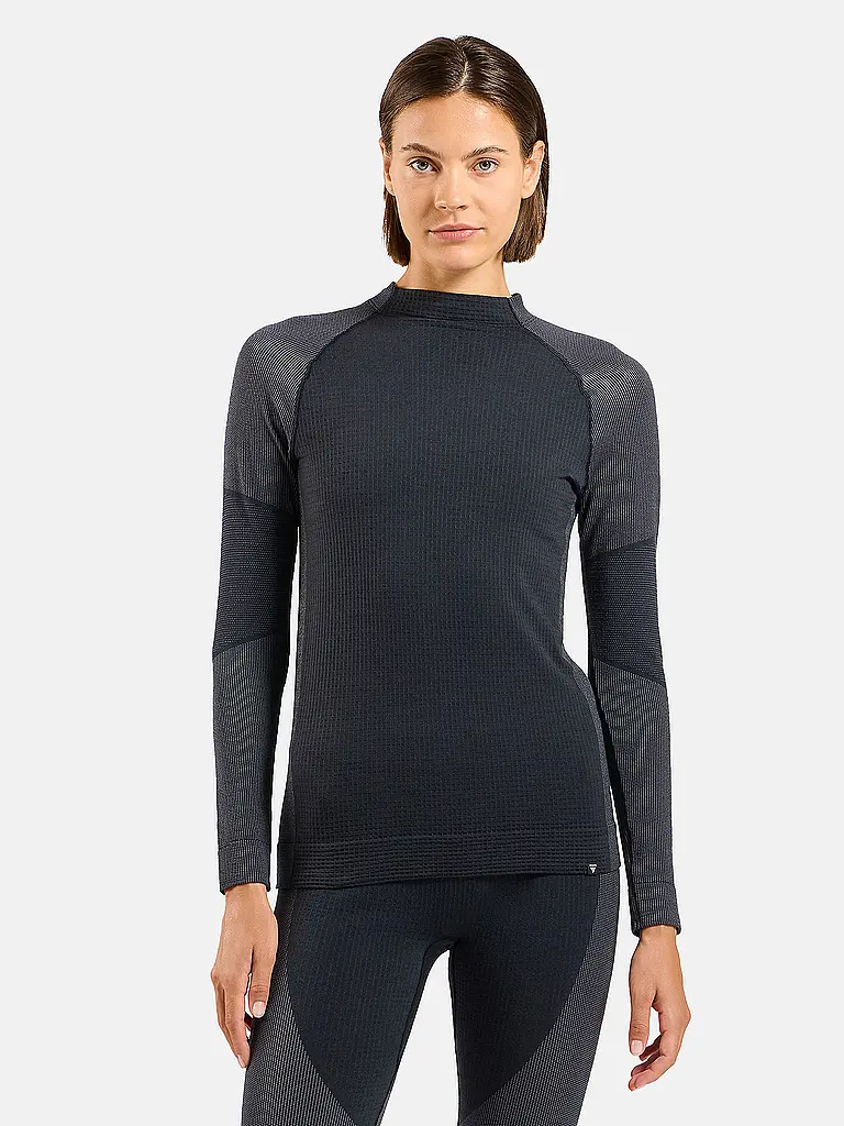 ODLO | Maglia intima da donna Natural Merino 260 con mezza zip |