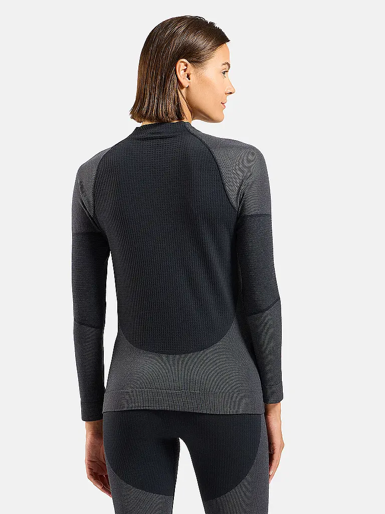 ODLO | Maglia intima da donna Natural Merino 260 con mezza zip |