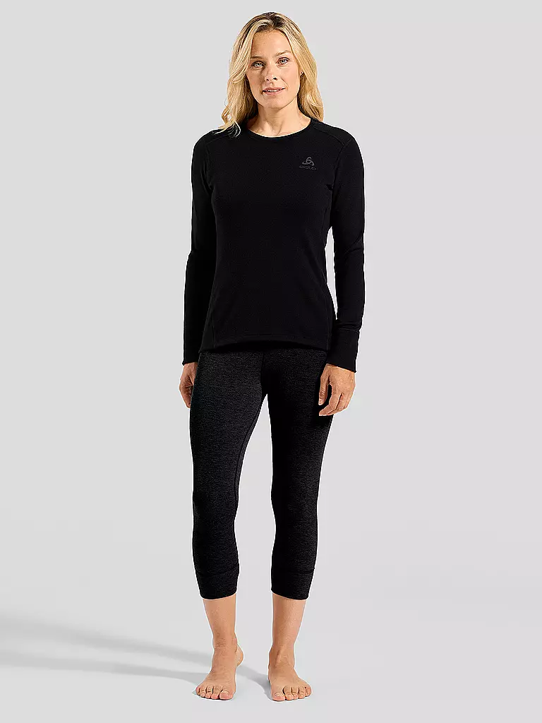 ODLO | Maglia intima funzionale da donna Natural Merino 260 | Nero