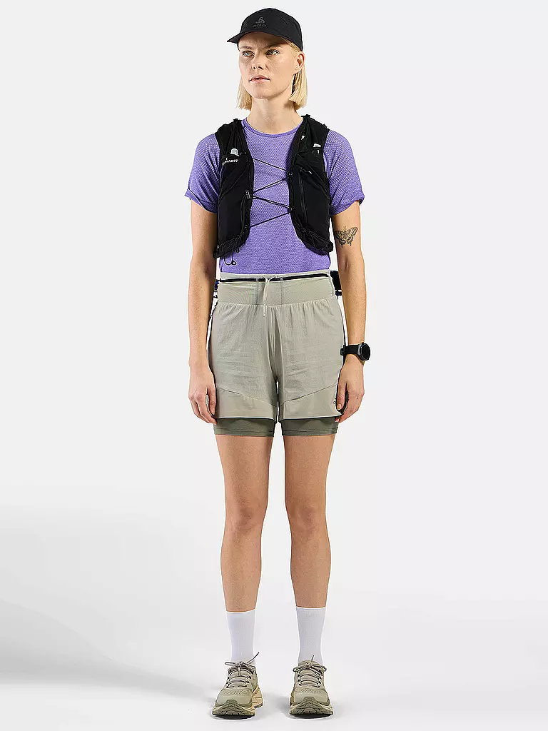 ODLO | Maglietta da running da donna Essentials Seamless | Lilla