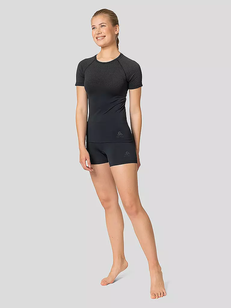 ODLO | Maglietta da running da donna Performance Light Base Layer | Nero