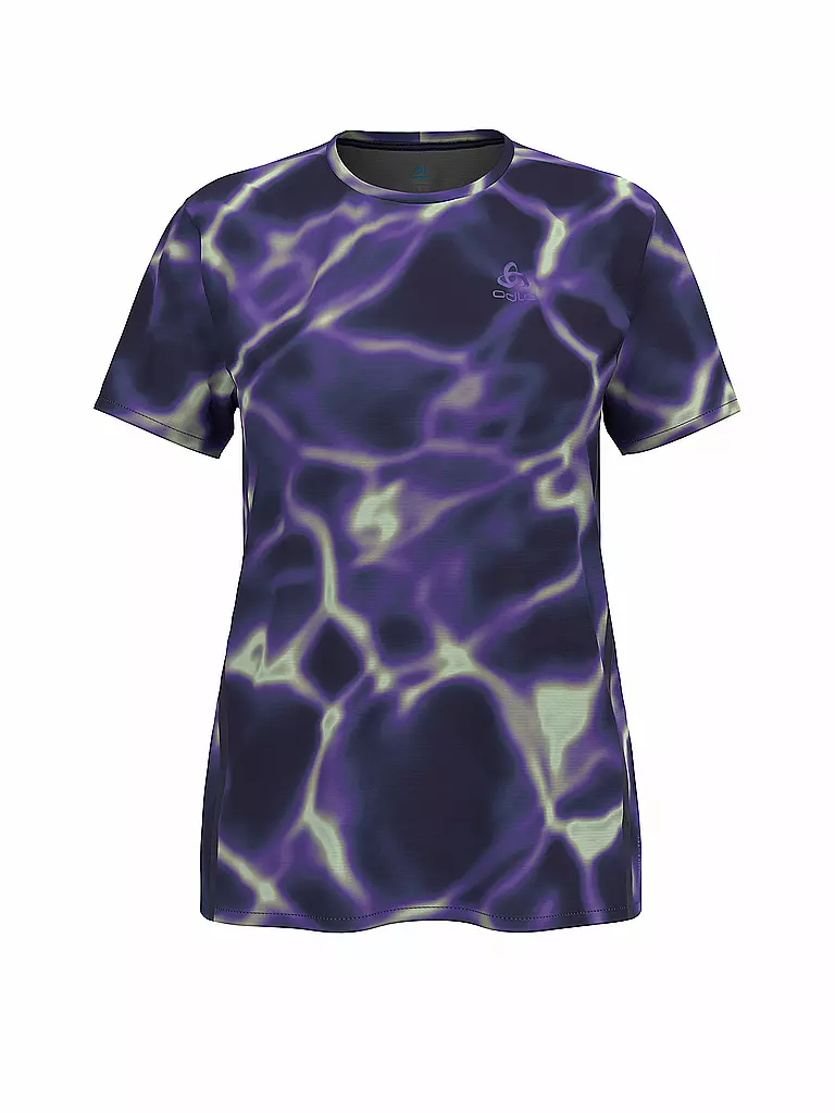 ODLO | Maglietta da running da donna Zeroweight Chill-Tec Print | Lilla
