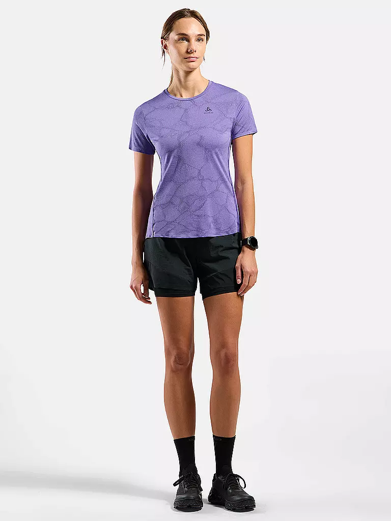 ODLO | Maglietta da running da donna Zeroweight Engineered Chill-Tec | Lilla