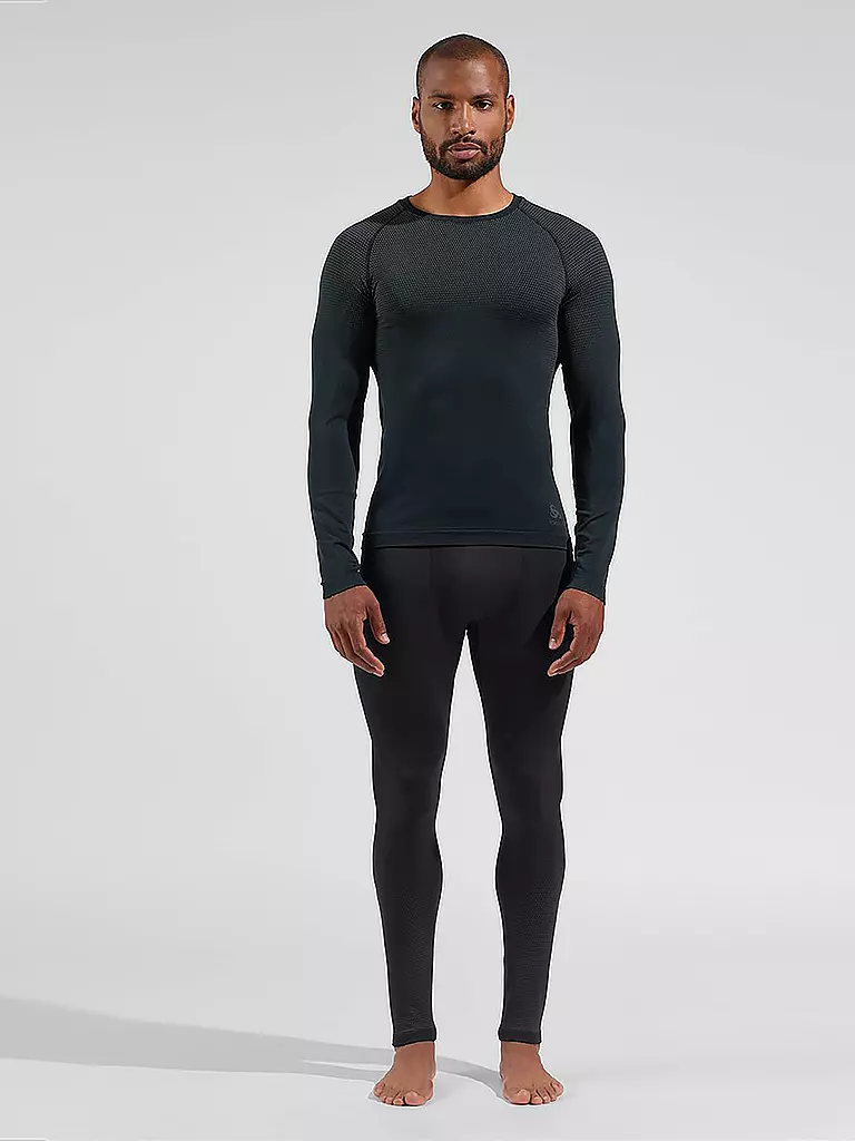 ODLO | Maglietta da uomo per running Performance Light Base Layer | Nero