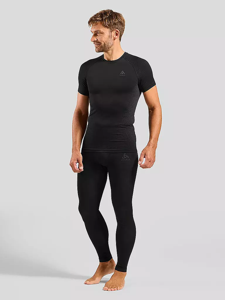ODLO | Maglietta funzionale da uomo Performance Warm Eco | Nero