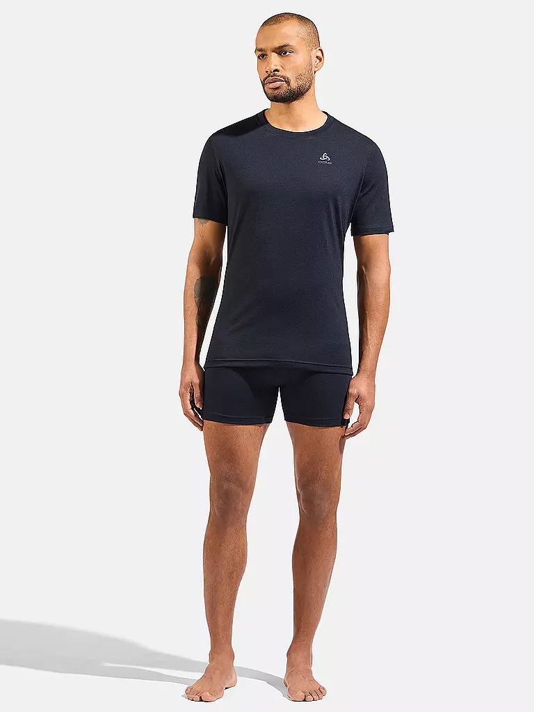 ODLO | Maglietta intima funzionale da uomo Natural Merino 160 | Nero