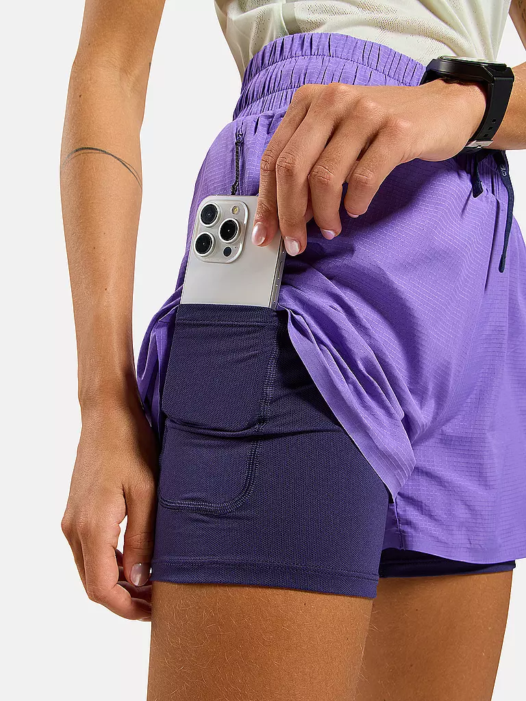 ODLO | Pantaloncini da running da donna Zeroweight 3 pollici |