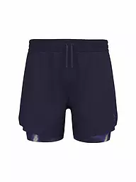 ODLO | Pantaloncini da running da uomo Zeroweight Print 5 pollici | Lilla