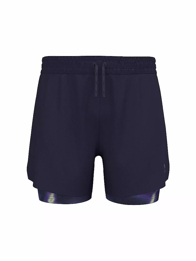 ODLO | Pantaloncini da running da uomo Zeroweight Print 5 pollici | Lilla