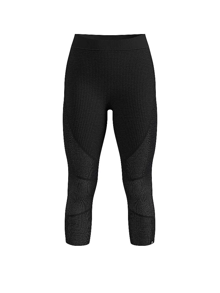 ODLO | Pantalone intimo da donna Merino 3/4 | Nero