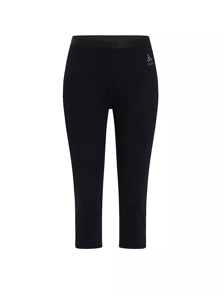 ODLO | Pantaloni da donna 3/4 Merino 200 | Nero