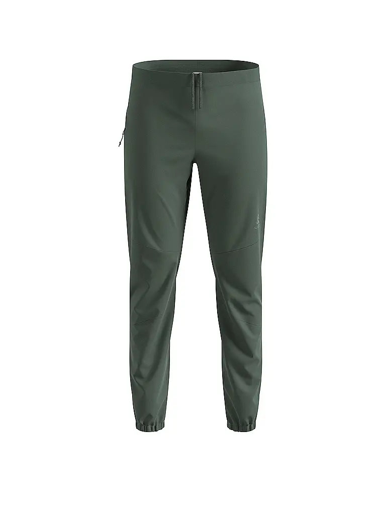 ODLO | Pantaloni da sci di fondo da uomo Essential Warm | Verde scuro