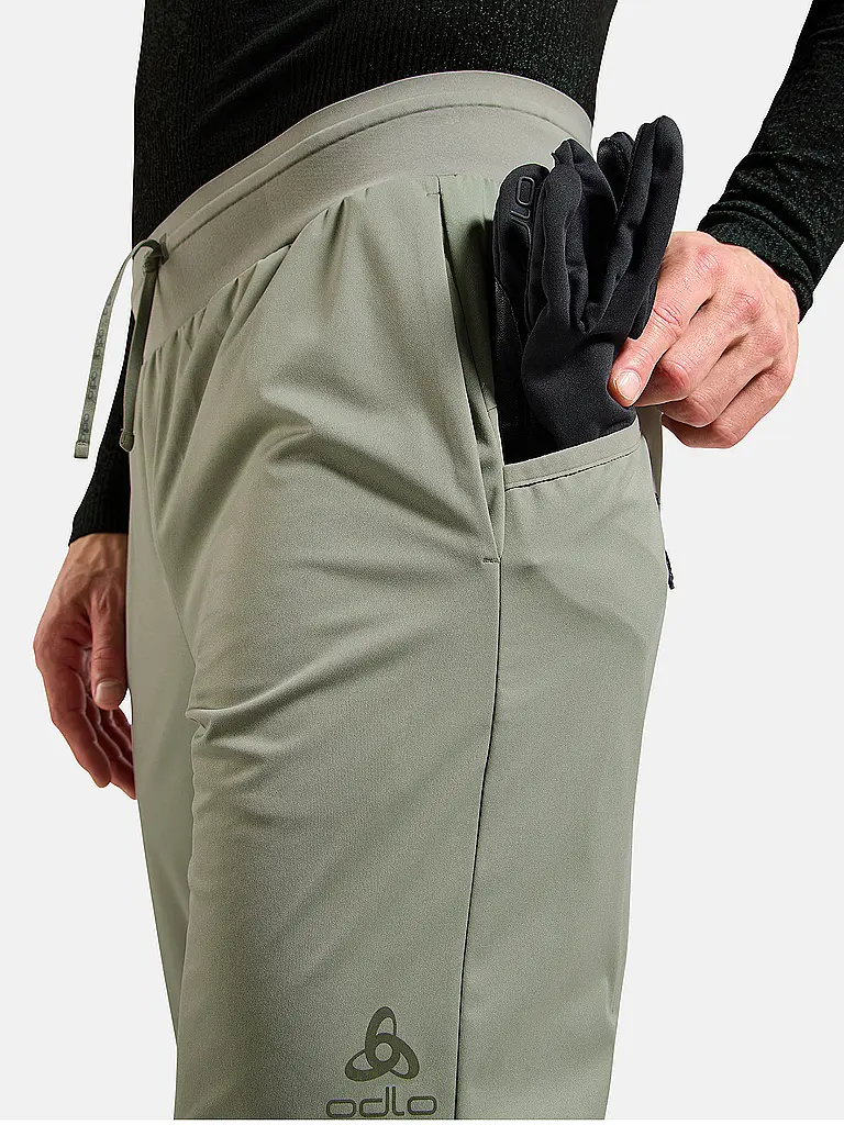 ODLO | Pantaloni da sci di fondo da uomo Zeroweight Pro antivento e caldi |
