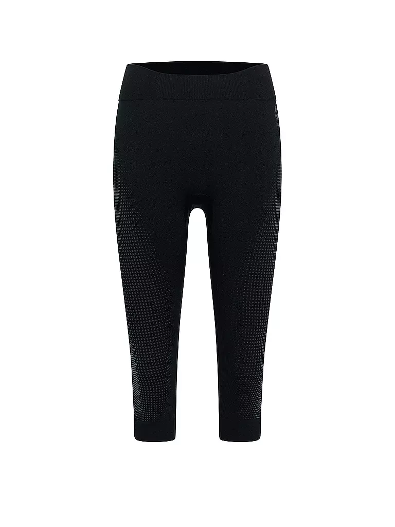 ODLO | Pantaloni funzionali da donna 3/4 PERFORMANCE WARM ECO | Nero
