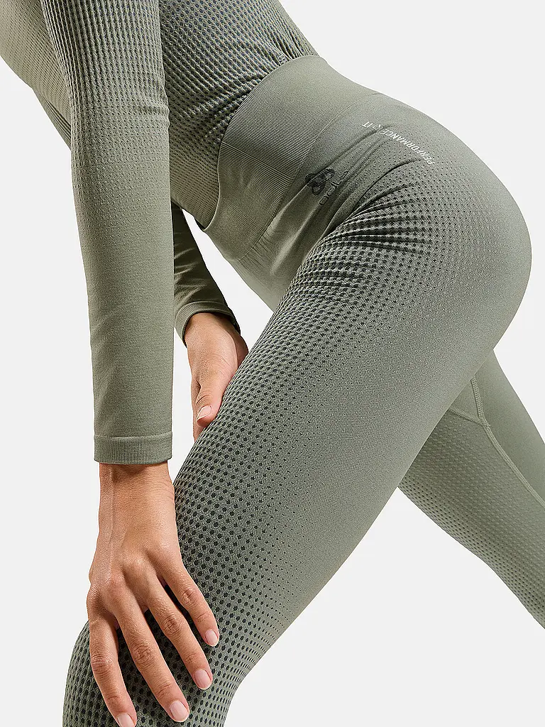 ODLO | Pantaloni funzionali da donna PERFORMANCE WARM ECO | Grigio