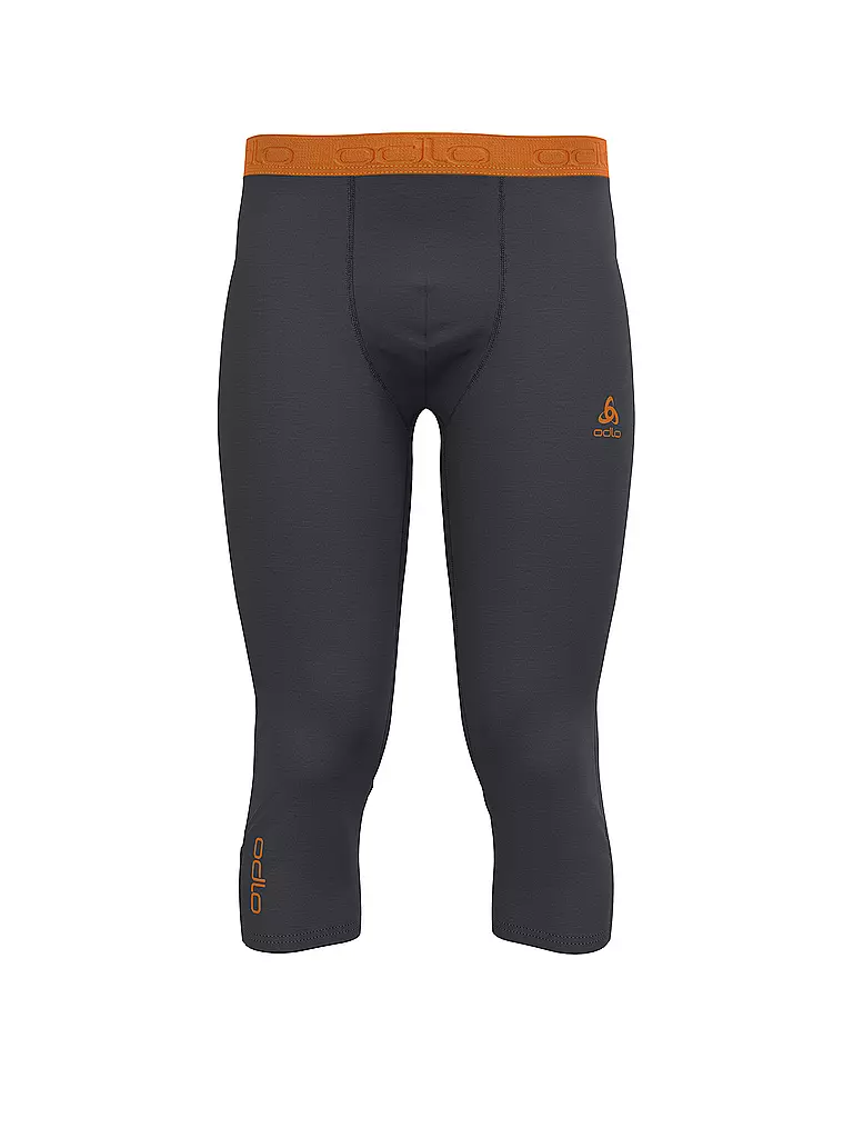ODLO | Pantaloni intimi da uomo Revelstoke Performance Wool 150 3/4 | Grigio