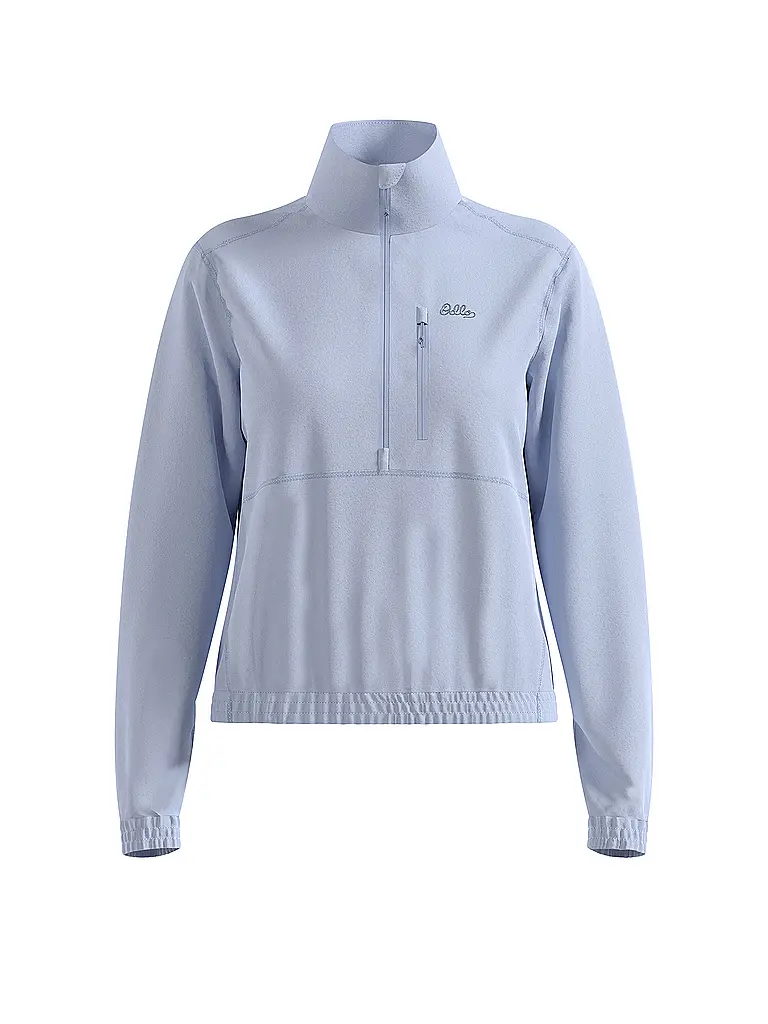ODLO | Pullover da donna Classic HalfZip | Blu chiaro