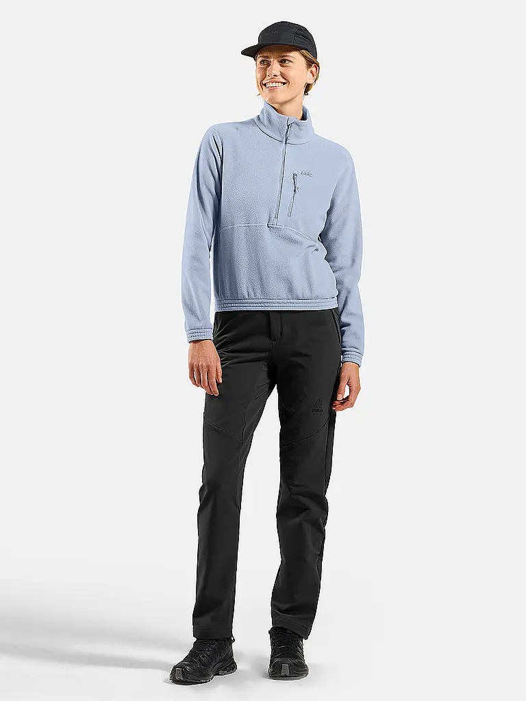 ODLO | Pullover da donna Classic HalfZip | Blu chiaro