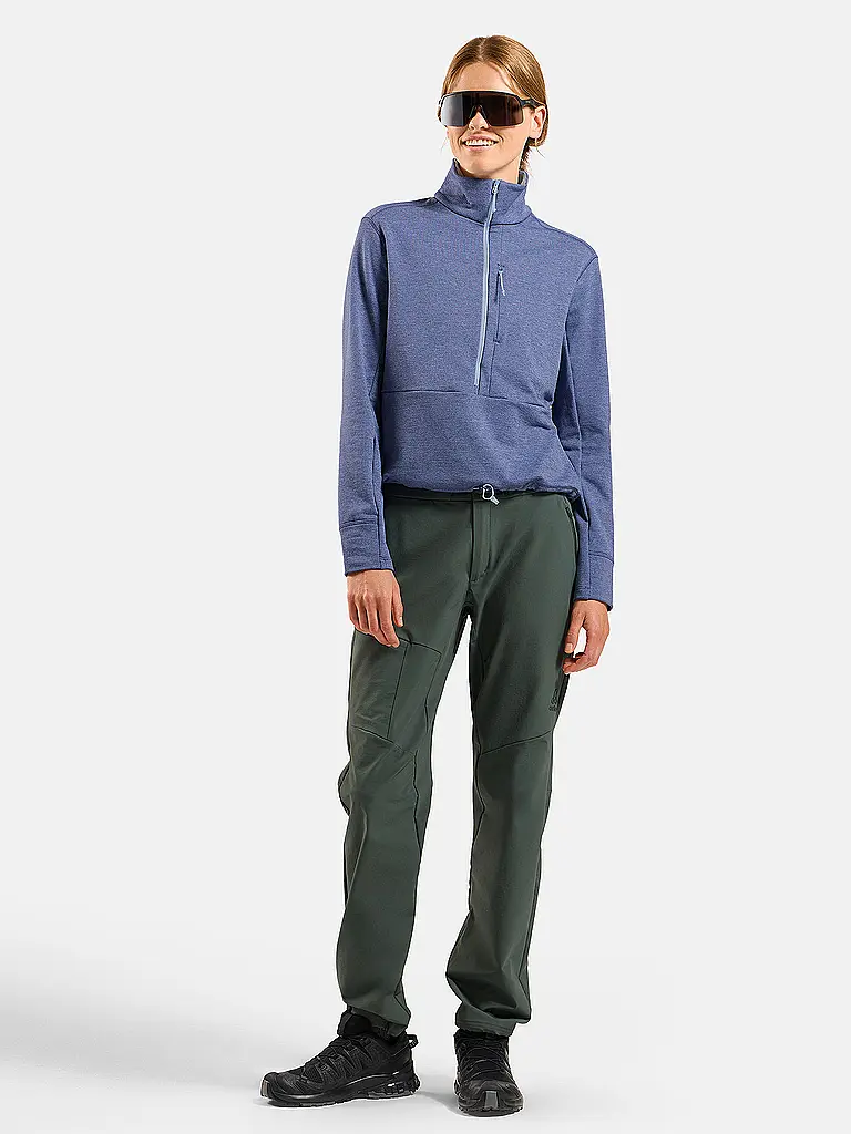 ODLO | Pullover da sci di fondo da donna in pile grid | Lilla